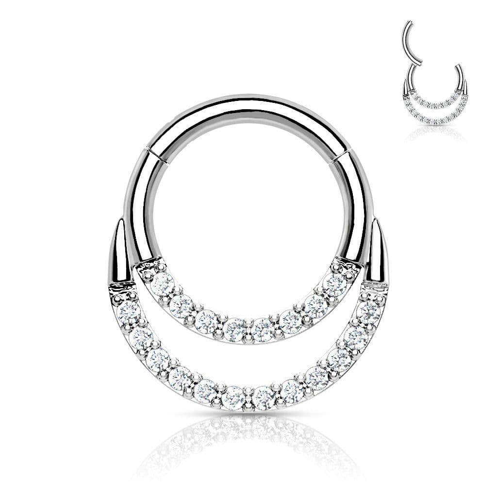 Piercing kruh segment dvojitý (1,2 x 6 mm)