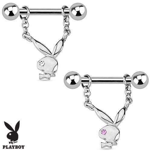 Piercing do bradavky Playboy HWPBK005 (čirý)