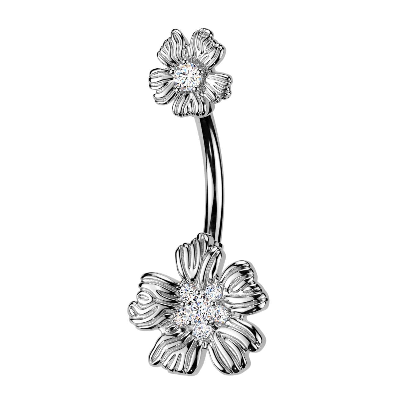 Piercing do pupíku kytička
