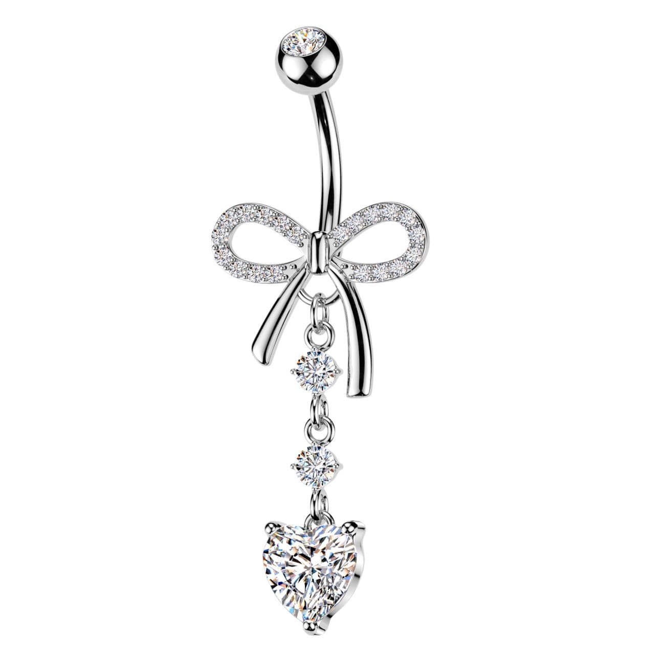 Piercing do pupíku mašlička