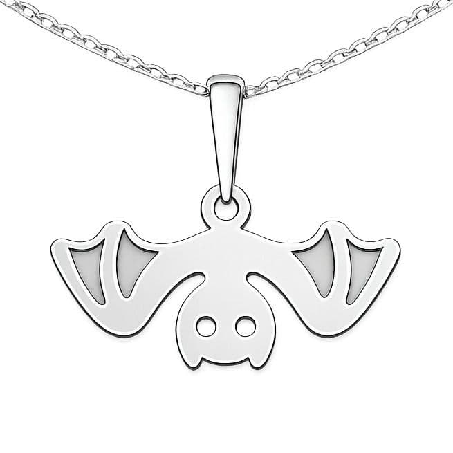 Stříbrný přívěsek netopýr