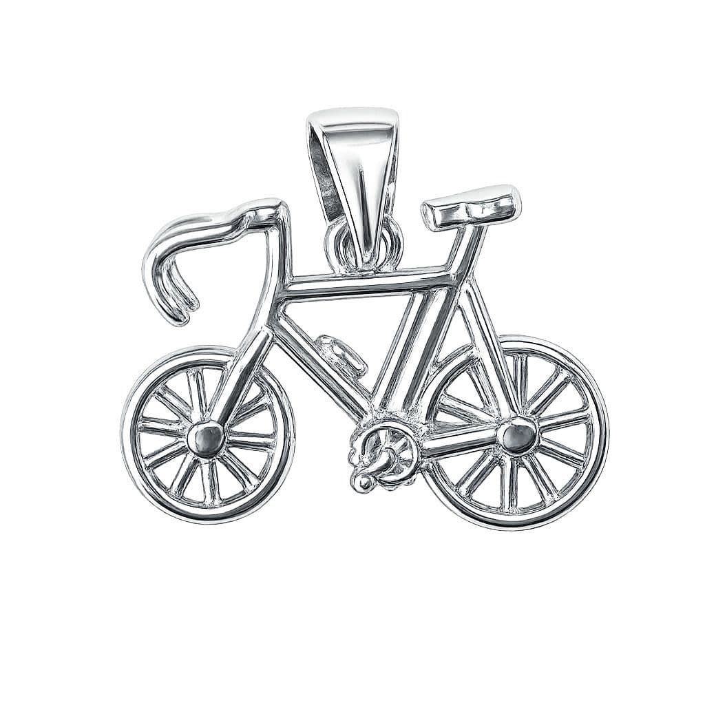 Stříbrný přívěsek bicykl - jízdní kolo