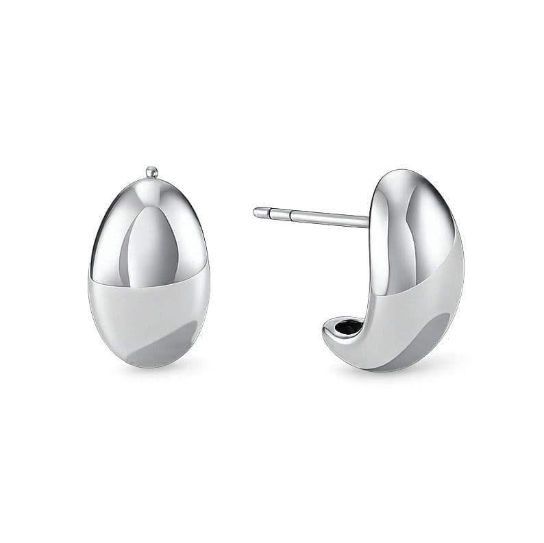 Ocelové náušnice boule