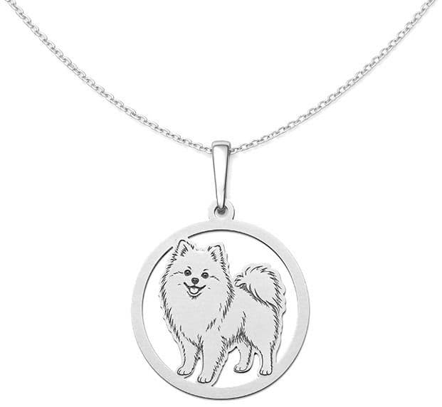 Stříbrný přívěsek pes pomeranian