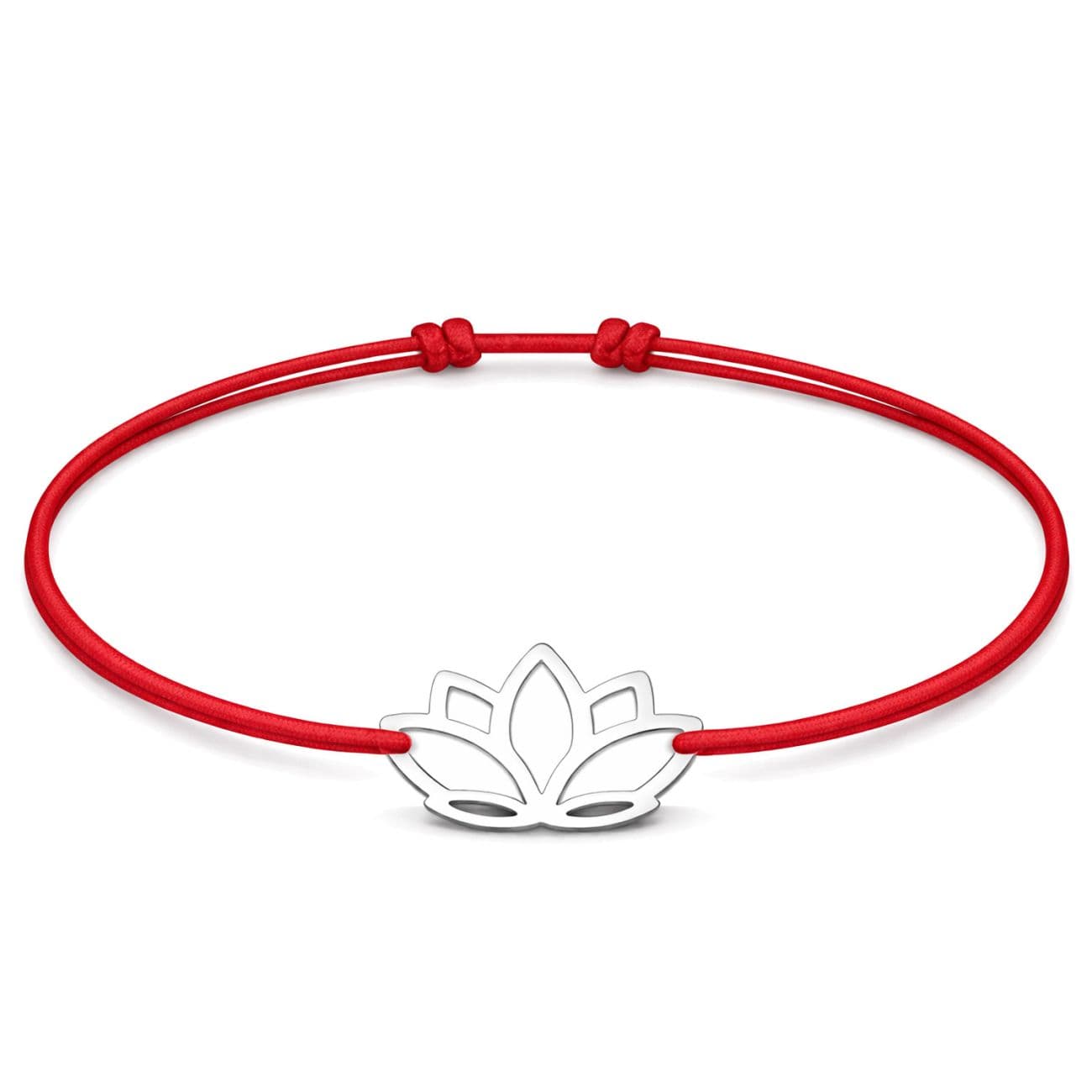Šňůrkový náramek lotos