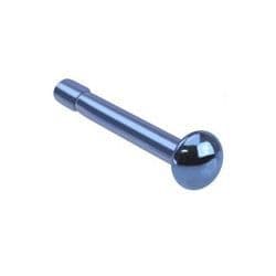 Piercing do nosu - půlkulička (modrá, 0,7 x 7 mm)