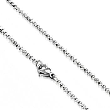 Ocelový řetízek, tl. 2 mm (60 cm)