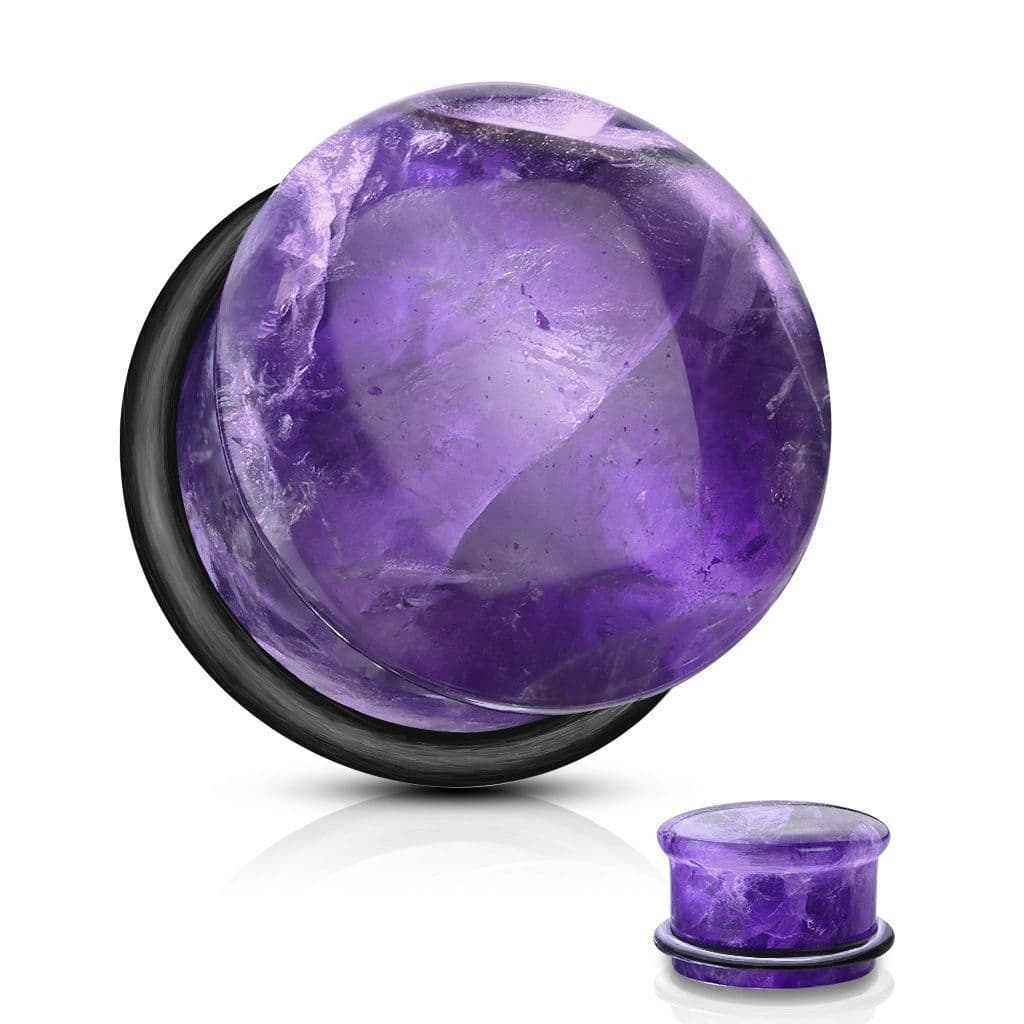 Plug do ucha ametyst (5 mm)
