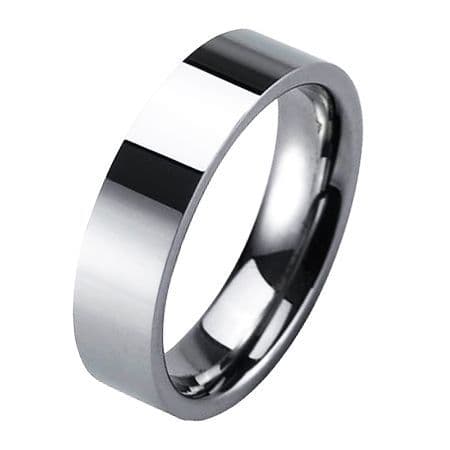 Wolframový prsten, šíře 6 mm (61)