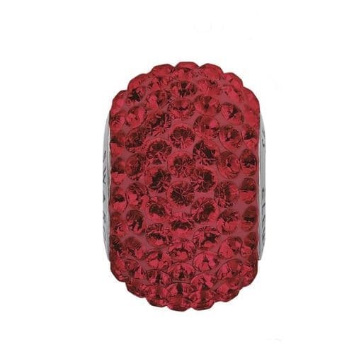 Navlékací přívěsek korálek s krystaly Swarovski, Siam