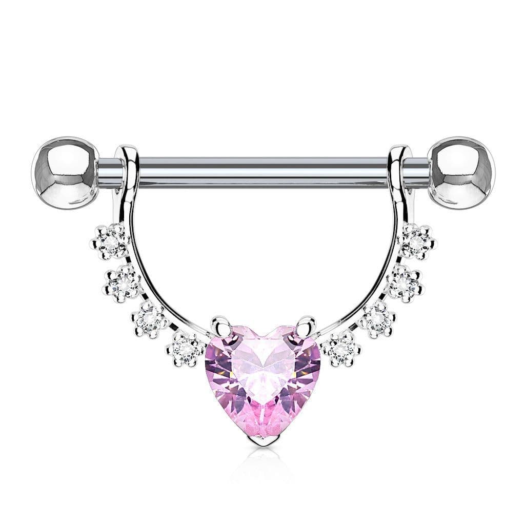 Piercing do bradavky s ozdobou