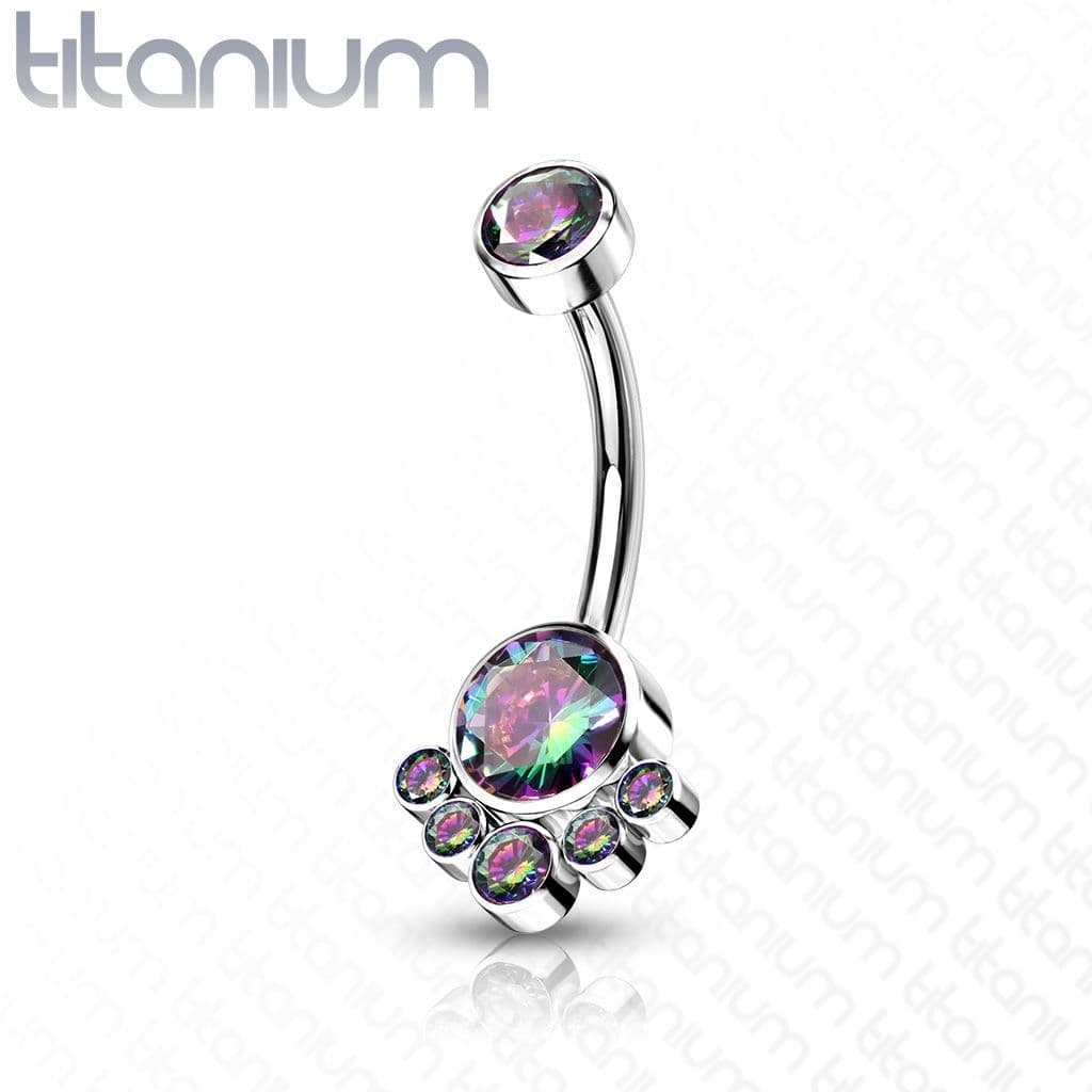Piercing do pupíku - TITAN (vitrail medium)