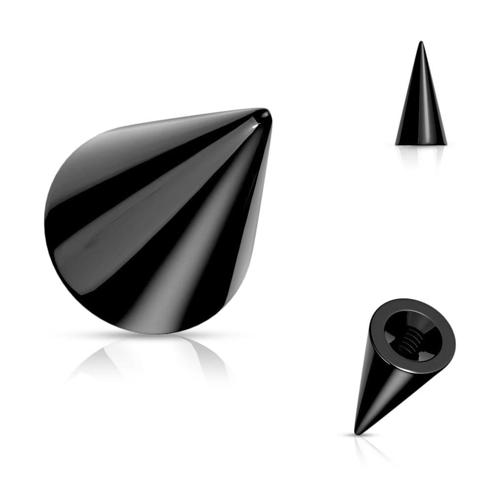 Náhradní černá ocelové špička 1,6 mm - kónus (4 x 8 mm)