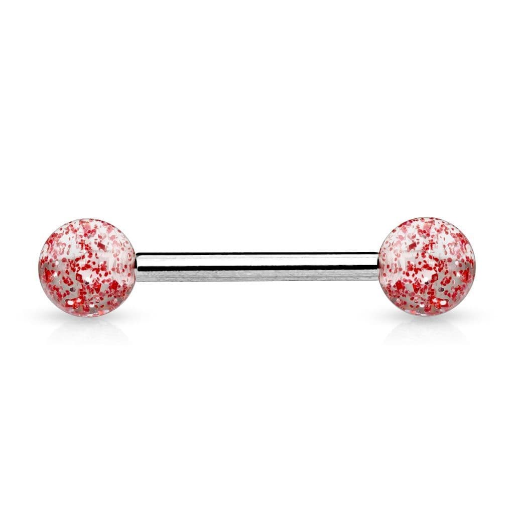 Piercing do jazyka (červená)