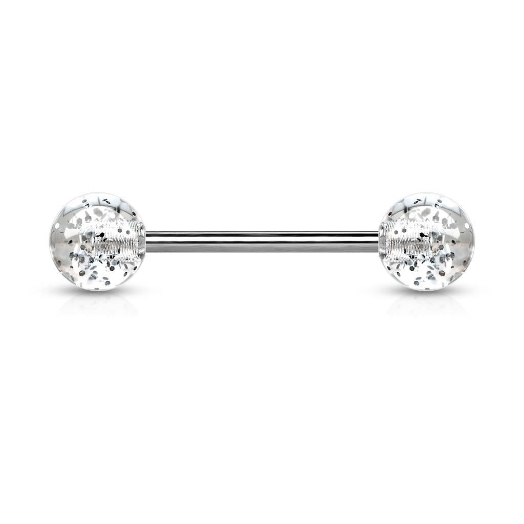 Piercing do jazyka akrylát (čirá)