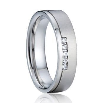 AN1040 Dámský snubní prsten se zirkony, stříbro AG 925/1000 (4,20 g, 58)