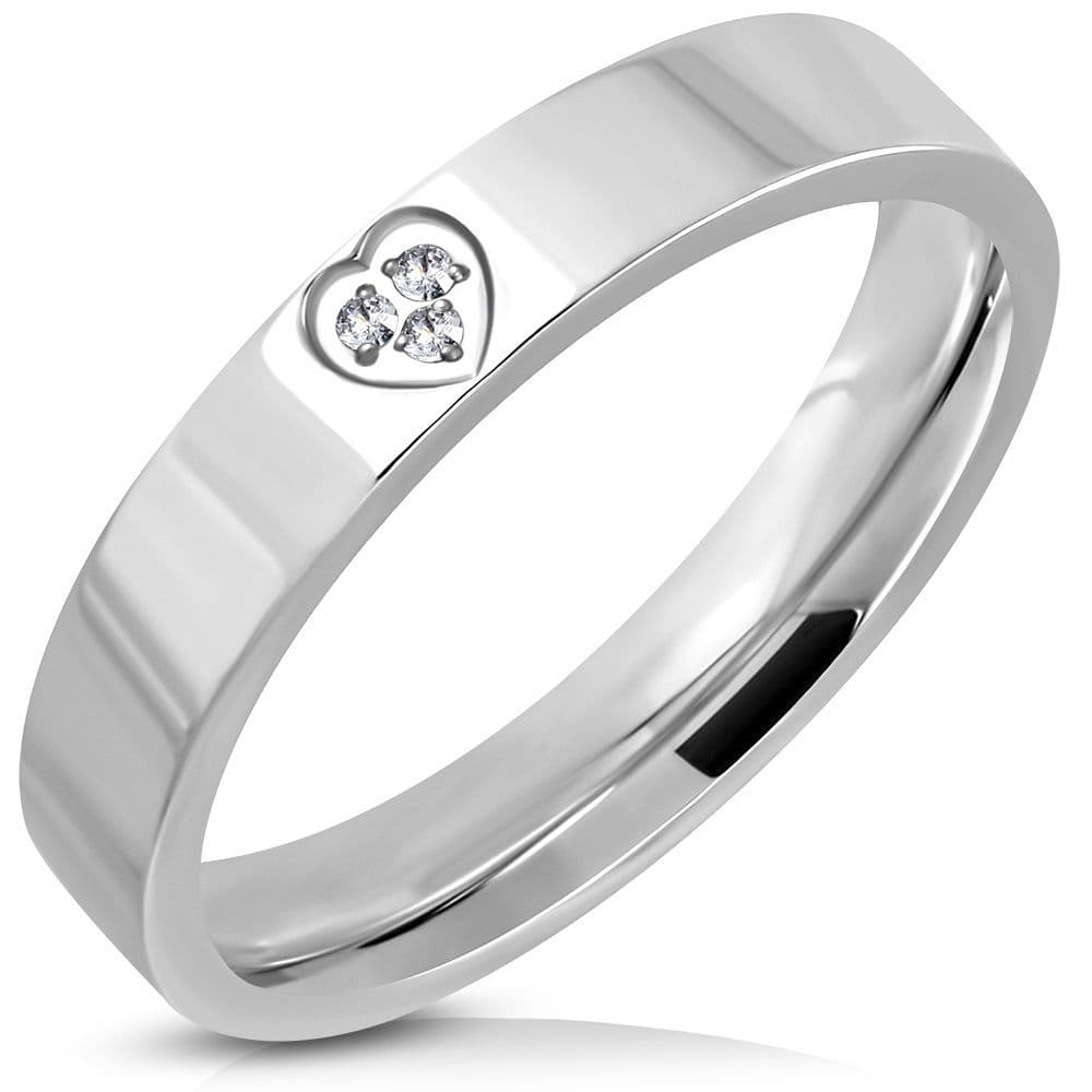 NSS3004-ZR Dámský snubní prsten se srdíčkem (53)