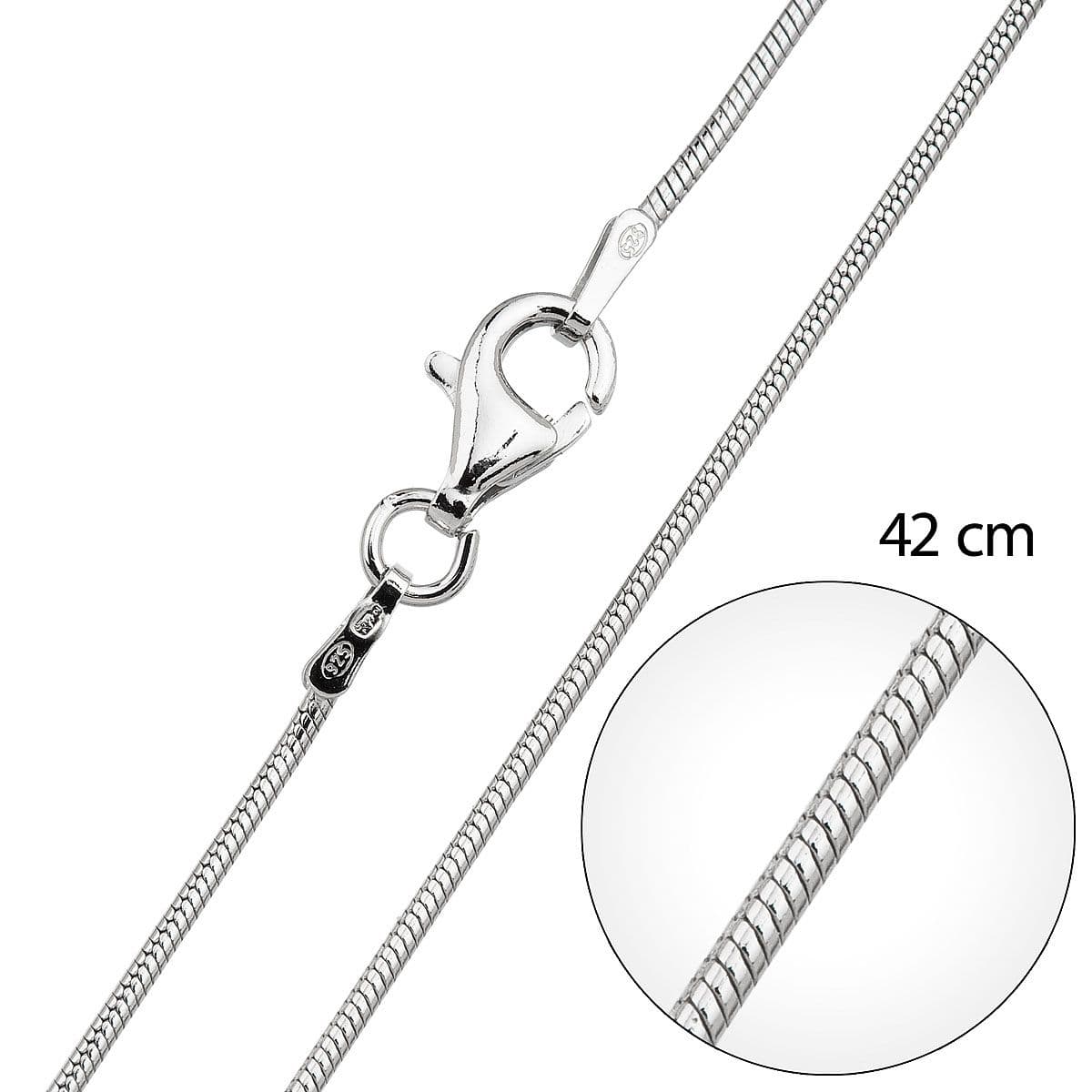 Stříbrný řetízek kulatý délka 42 cm 30002 — Marre.cz