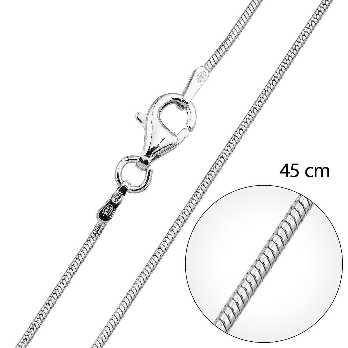 Stříbrný řetízek kulatý délka 45 cm 30002 — Marre.cz