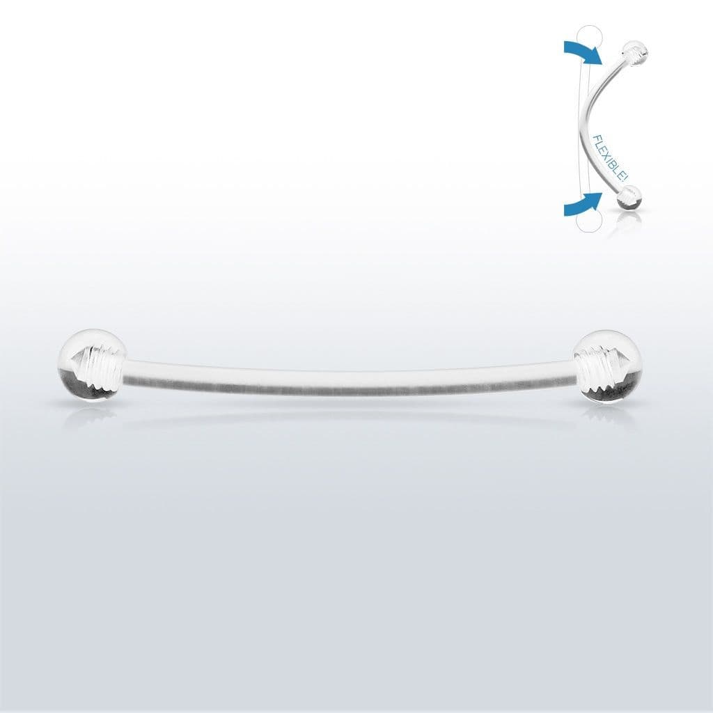 Piercing do jazyka BioFlex, 1,6 x 16 mm