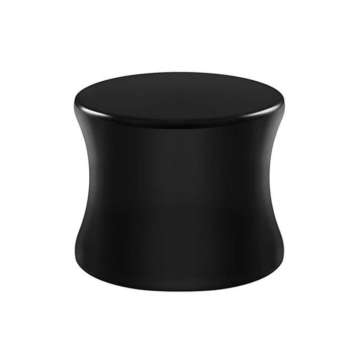 Akrylátový plug do ucha černý (22 mm)