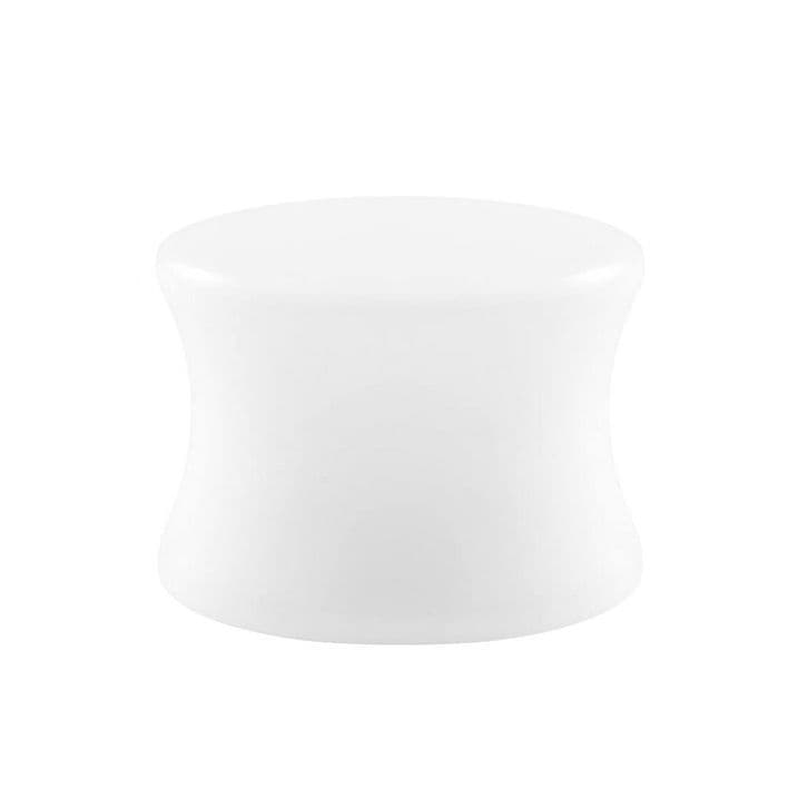 Akrylátový plug do ucha bílý (10 mm)