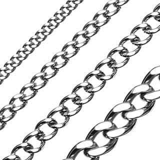 Ocelový řetízek, šíře 2 mm (55 cm)