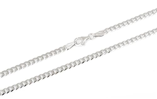 Stříbrný řetízek pancr 60 cm STRR0452F