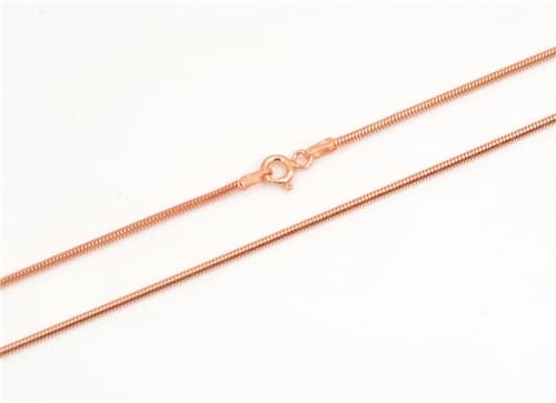 Dámský stříbrný pozlacený řetízek hádek 45cm STRR0459F