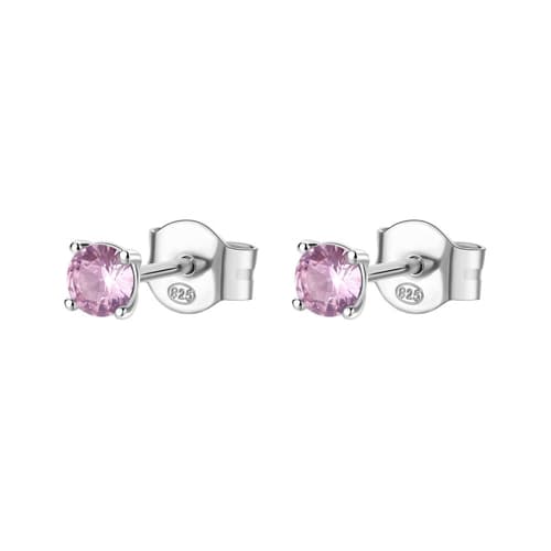 Stříbrné náušnice pecičky Brosway Fancy Vibrant Pink FVP38