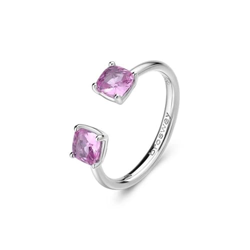 Stříbrný prsten Brosway Fancy Vibrant Pink FVP11 + dárek zdarma — ZlatnictviNoemi.cz