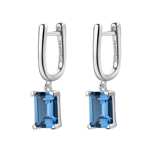 Stříbrné náušnice Brosway Fancy Freedom Blue FFB07 pár + dárek zdarma
