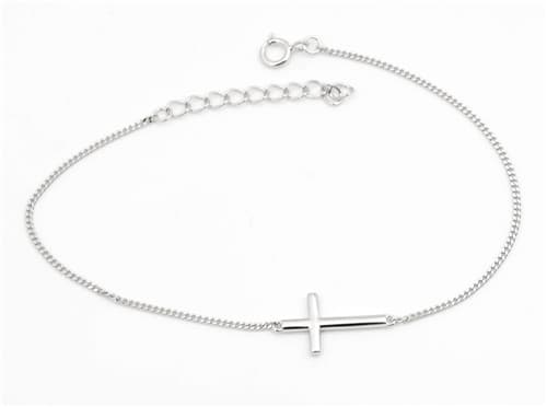 Dámský stříbrný náramek křížek 17-20 cm STNA0768F — ZlatnictviNoemi.cz