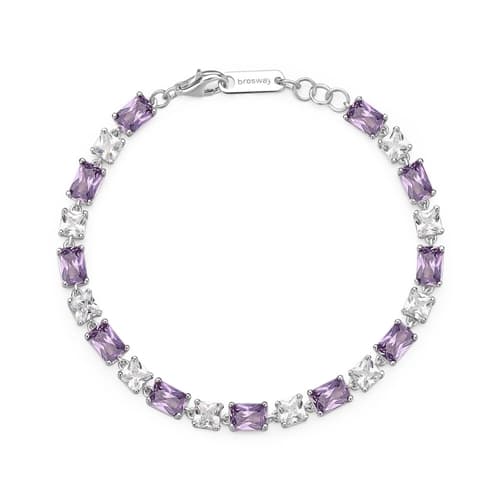 Stříbrný náramek Brosway Fancy Magic Purple FMP26 + dárek zdarma