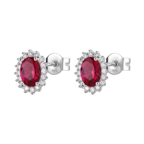 Stříbrné náušnice s rubíny Brosway Fancy Passion Ruby FPR15 + dárek zdarma