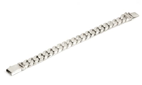 Masivní pánský stříbrný náramek pancr 22 cm STNA0795F + dárek zdarma