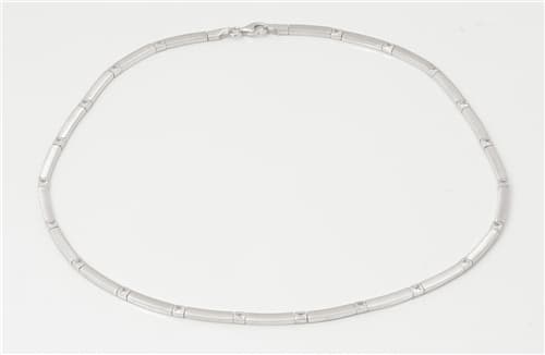 Článkový stříbrný náramek s čirými zirkony 19,5 cm STNA0819F + dárek zdarma