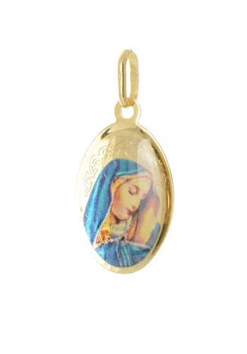 Zlatý přívěšek madonka Panna Marie ZZ1392F + dárek zdarma