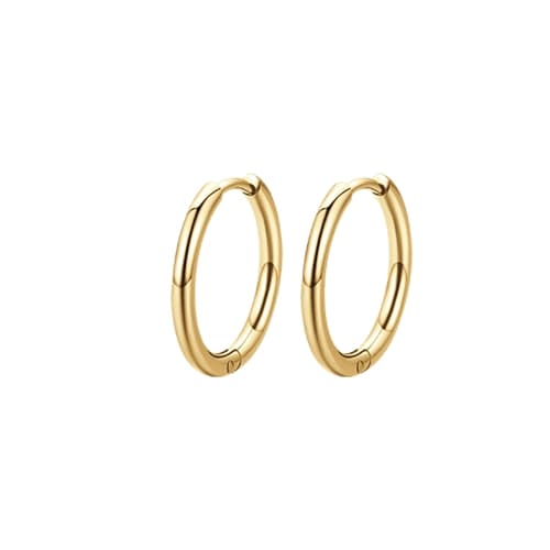 Náušnice Luca Barra pozlacené kruhy z chirurgické oceli 19 mm OK1124