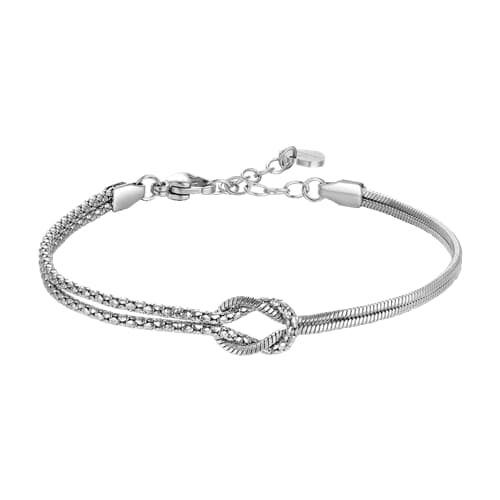 Dámský náramek uzel Luca Barra z chirurgické oceli 16+3 cm BK2903