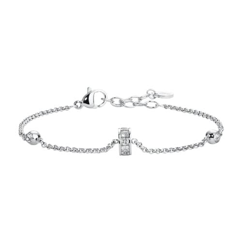 Dámský náramek Luca Barra z chirurgické oceli 16-19 cm BK2975