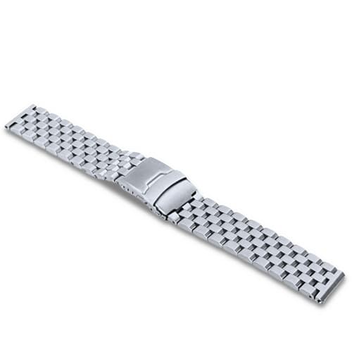 Ocelový náramek k hodinkám 22 mm stříbrný LS1BS22