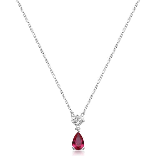 Stříbrný náhrdelínk Brosway Fancy Passion Ruby FPR111 + dárek zdarma