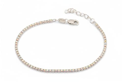 Dámský stříbrný štrasový náramek 16-19 cm STNA0925F — ZlatnictviNoemi.cz