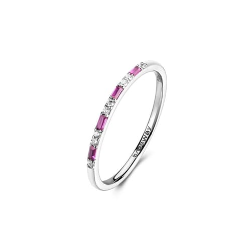 Stříbrný prsten s rubíny a zirkony Brosway Fancy Passion Ruby FPR144