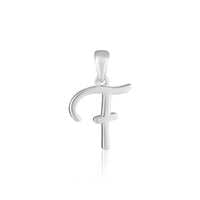 Stříbrný přívěšek písmeno F bez zirkonů SVLP1594XH2000F