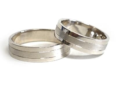 Zlaté snubní prsteny lesk/mat 0058 + DÁREK ZDARMA
