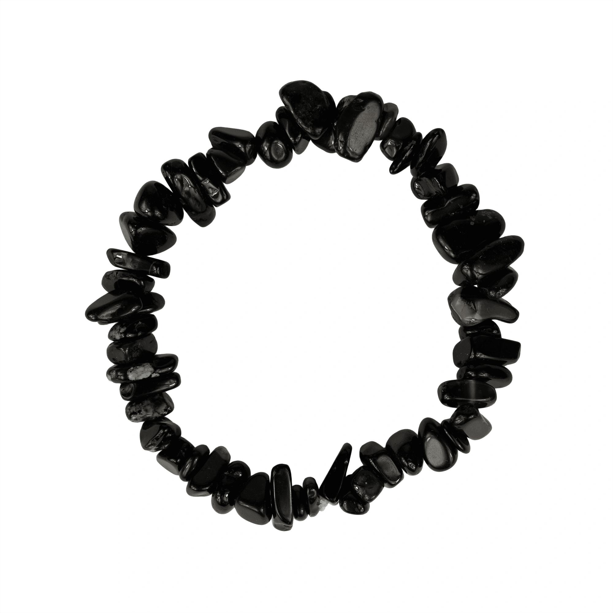 Náramek sekaný černý onyx Síla — Aranys.cz