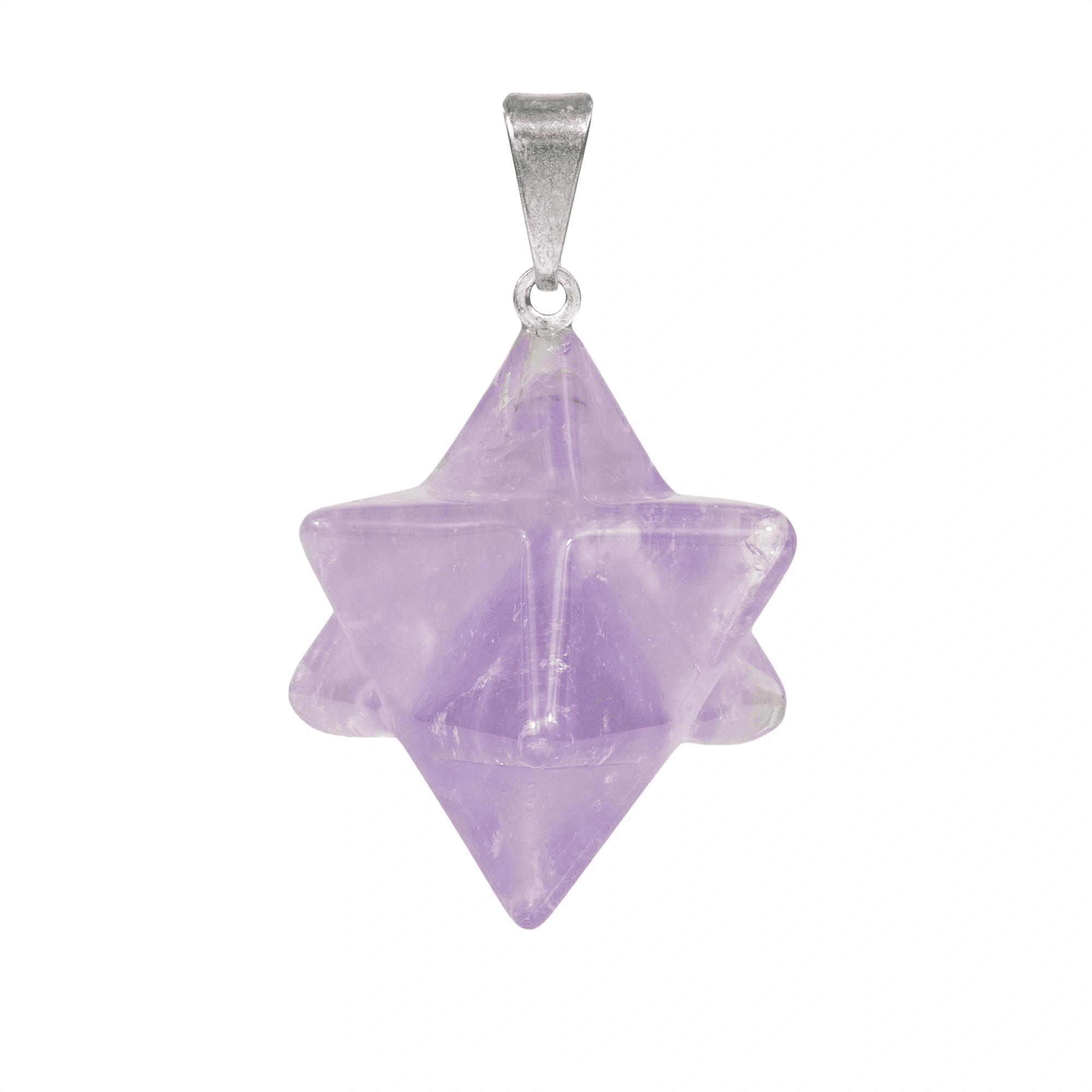 Minerální přívěsek Merkaba Mae, Ametyst — Aranys.cz