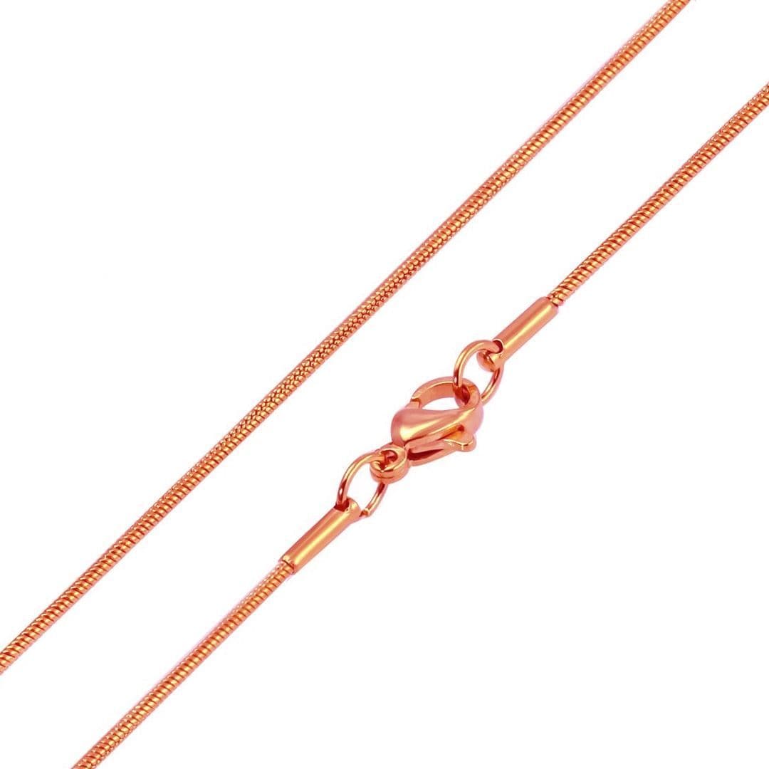 Zlacený ocelový řetízek hádě, tl. 1,2 mm (45 cm) — Marre.cz